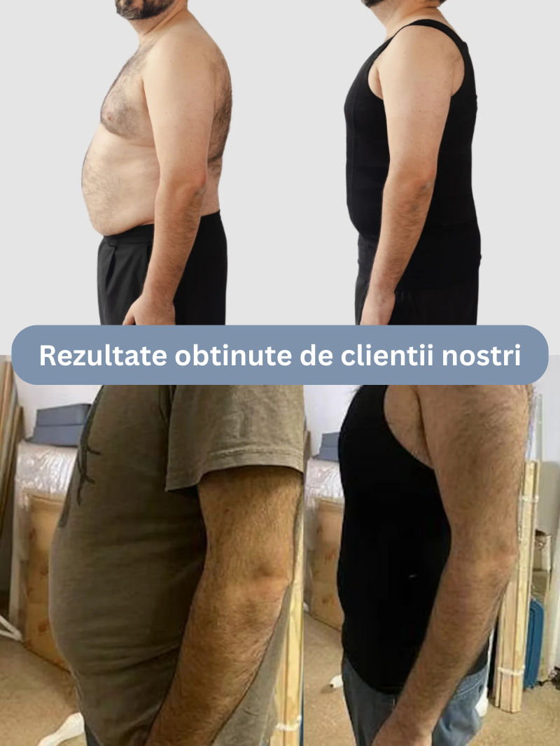 Redefinește-ți Silueta Instantaneu: EasyShape Maieul Modelator Ultra-Elastic pentru Bărbați