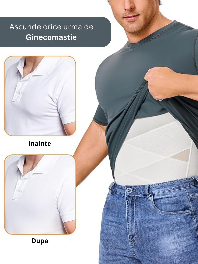 Redefinește-ți Silueta Instantaneu: EasyShape Maieul Modelator Ultra-Elastic pentru Bărbați